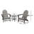 POLYWOOD Classic Folding Adirondack 3-Piece Set-1283645862