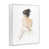 Giclée encadrée blanc bord de mer sélectionné