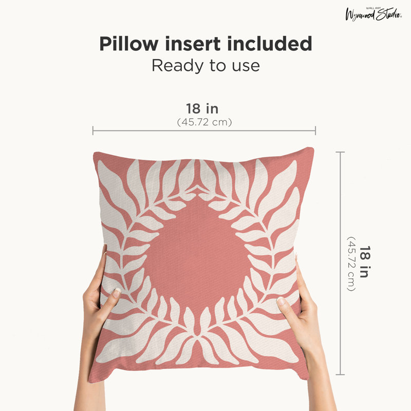 Geometric Polyester Throw Pillow