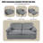 Convertible Chenille Sofa Bed, 3-in-1 Pull Out Sleeper Couch with Thick Cushions and Side Storage Pocket, Queen Size Sofa for Living Room Guest Room Apartment-1058112558