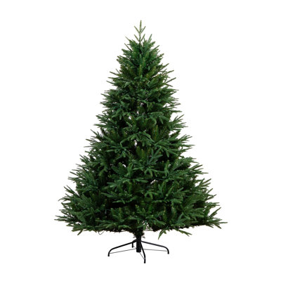 7ft. Pre-Lit Artificial Edmonton Fir Light Show Memory Shape Christmas Tree