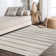 Redrick Minimalist Stripe Cream/Gray Rug