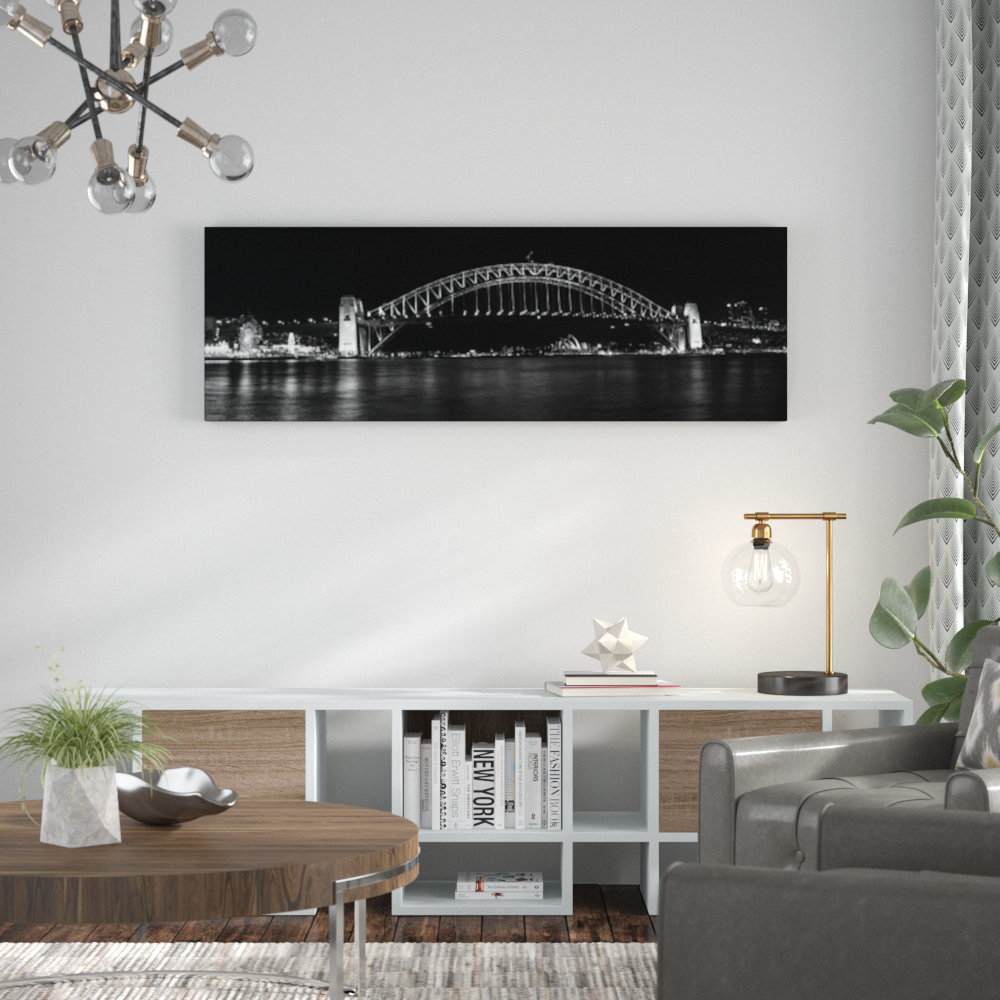 Harbour Delight by Andrew Brown Photographic Print on Canvas in Black