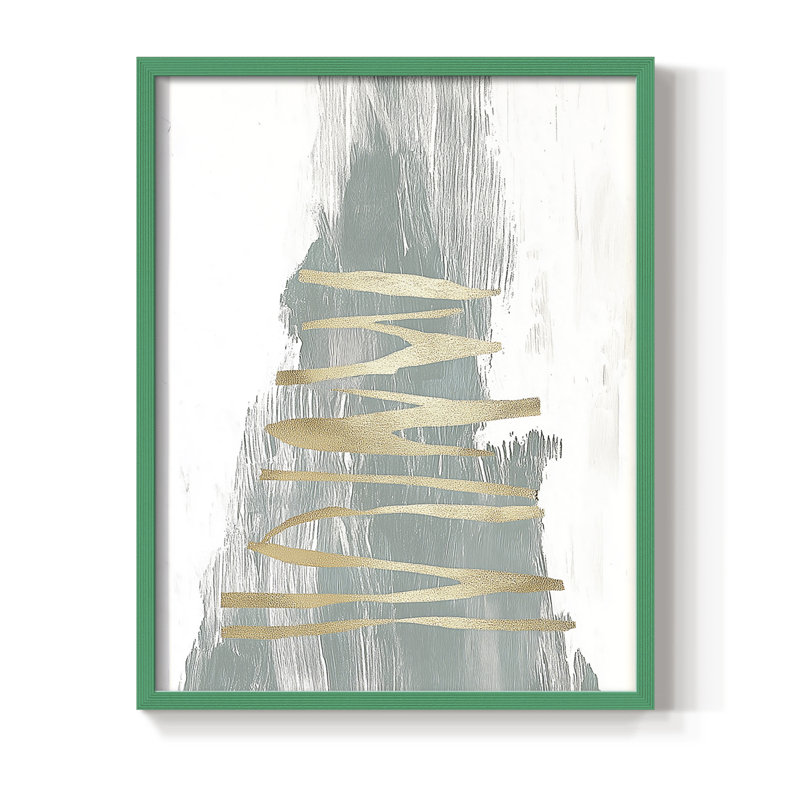 «Christmas Holiday», art encadré DCC-XXII, bois massif, H 21 po x l 17 po, Vert
