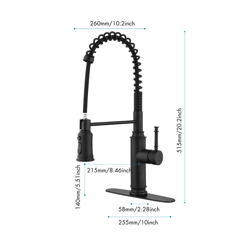 Aodisman Pull Down Kitchen Faucet