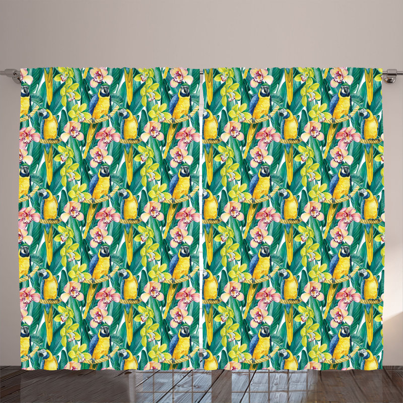 Semi Sheer Curtain Pair