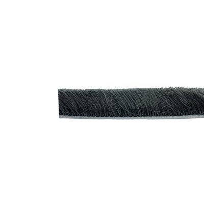 Brixwell QLWY-006, 100 pi, fermeture à glissière sur roulettes, hauteur des poils de 0,200 po, largeur du dossier de 0,270 po, gris