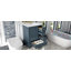 Ensemble de meuble-lavabo autoportant 24 po avec lavabo en céramique 24 po, 3 tiroirs et armoire latérale avec tablettes