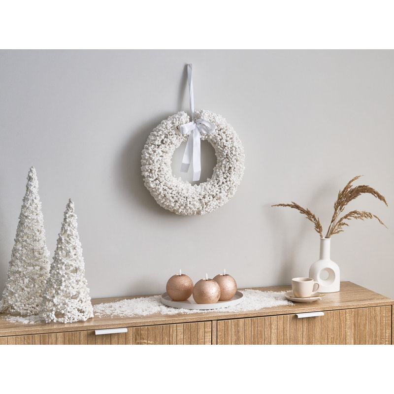 Handcrafted Faux Foam 40cm Wreath