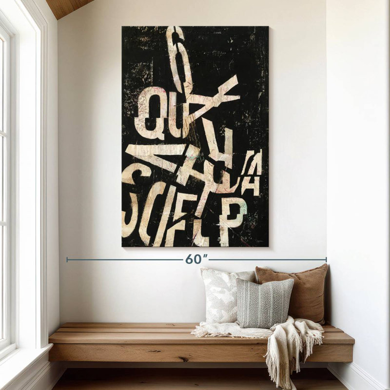 Avery Type Abstraction II, 51" H x 34" W