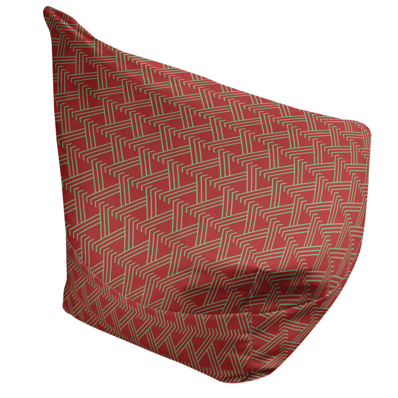 Fauteuil à billes standard &, H 29 po x l 38 po x P 42 po, Rouge / Vert
