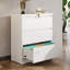 Classeur latéral de 35 po de largeur avec tiroir verrouillable, rangement pour bureau personnel-864155201