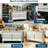61 Inch Rolling Tool Chest Workbench with Solid Wood Top, 9 Drawer Lockable Tool Storage Cabinet on Wheels, Heavy Duty Mobile Tool Box Cart for Garage, Workshop and Repair Shop.