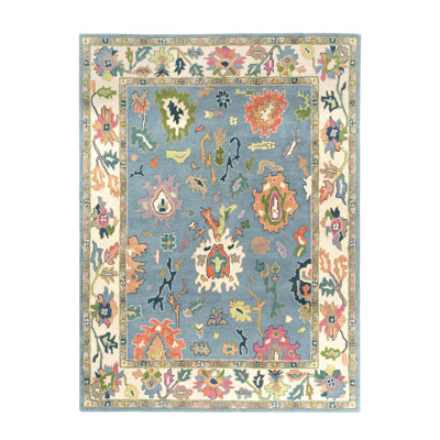 Aitana Vintage Floral Hand-Tufted New Zealand Wool Blend Indoor Area Rug