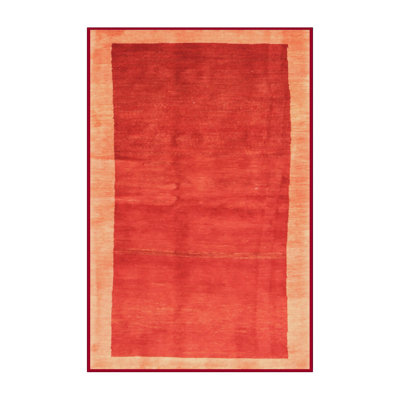 Tapis de zone rouge contemporaine