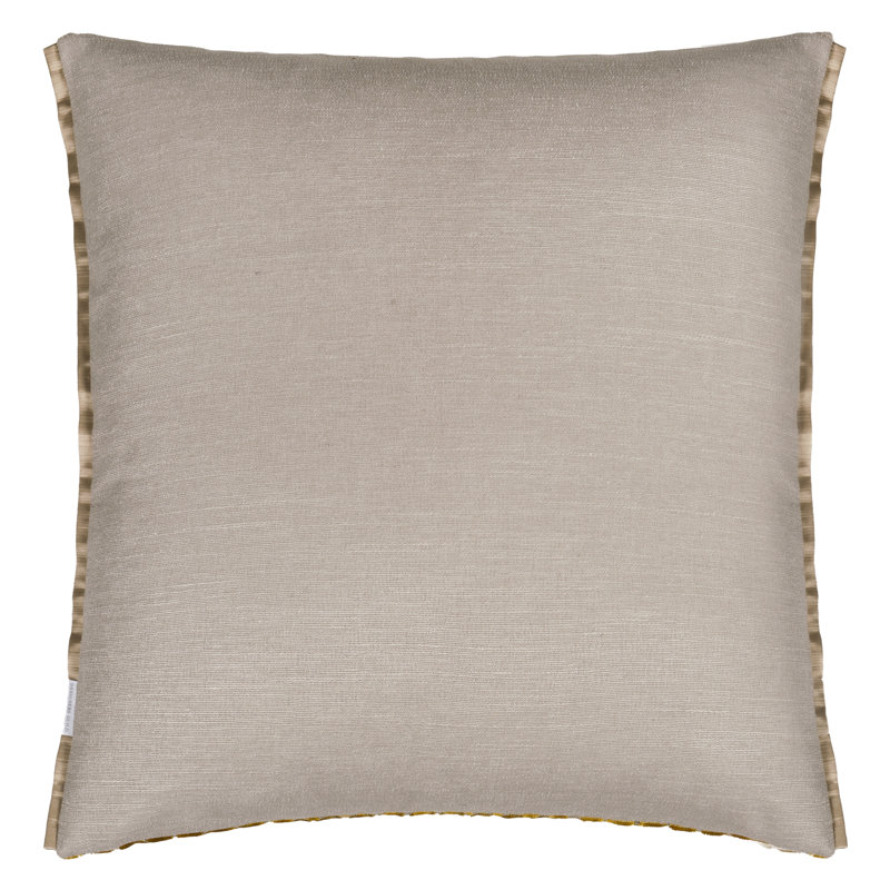Jabot Velvet Decorative Pillow, 22" H x 22" W, Pimento Geometric
