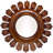 Wood Flat Wall Mirror