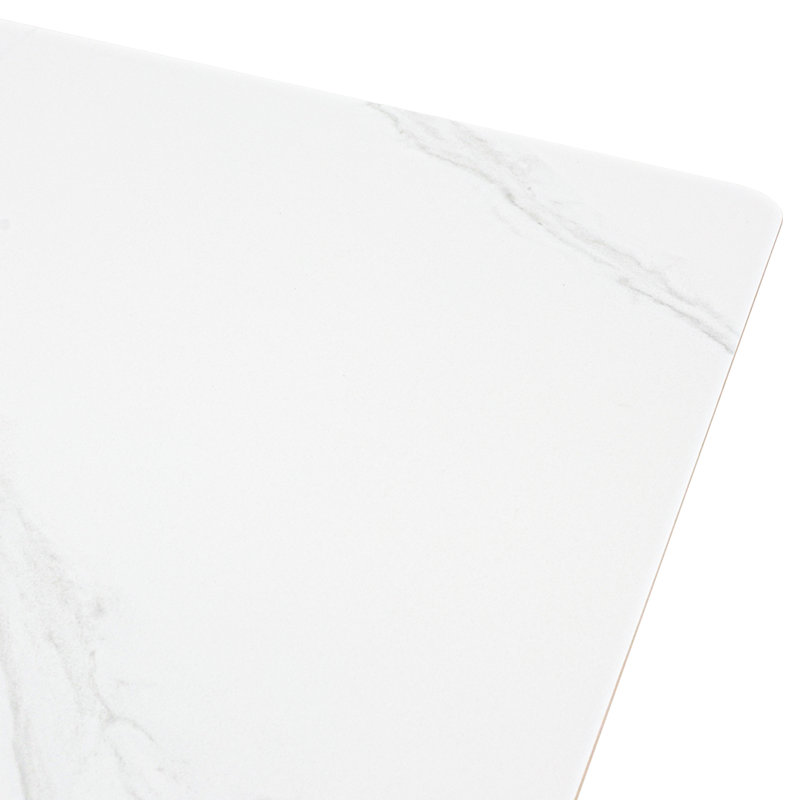 Ensemble de table de salle à manger 5 pièces Juvan, Beige/brun, Blanc neige, Gris