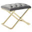 Banc simple Rada gris / or-111539114