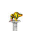 Sculpture bronze couleur ours tie-dye