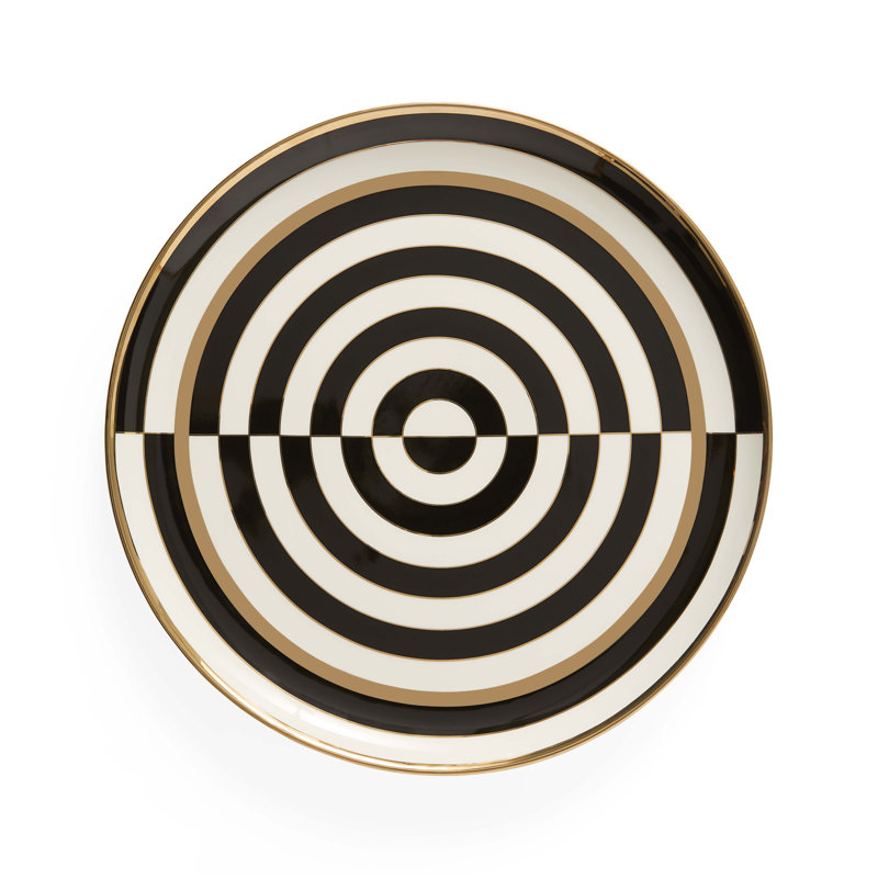 Op Art Ceramic / Porcelain Tray