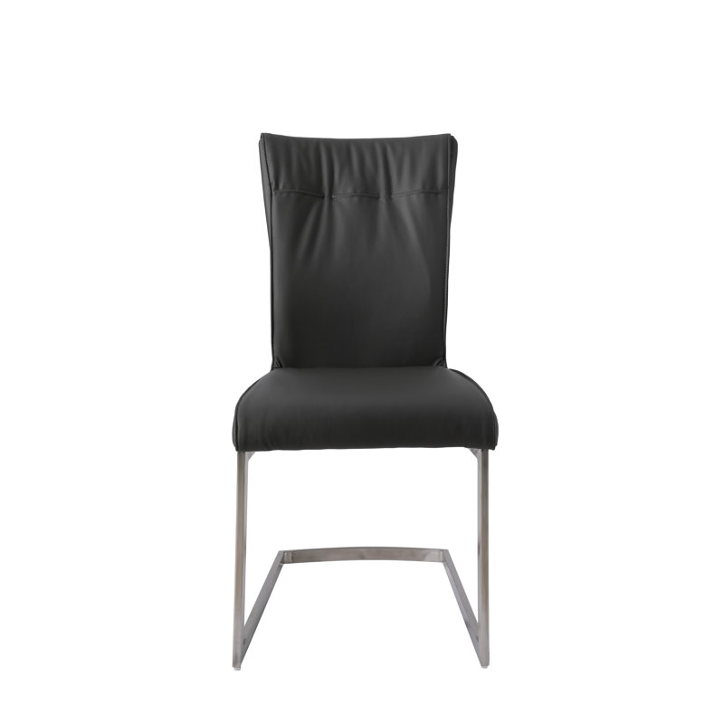 Chaise d'appoint rembourrée Kohlmeier, Gris