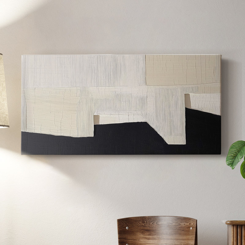 Toile tendue abstraite 7 # XC-Gallery, H 24 po x l 48 po