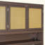 Lit escamotable avec armoire supérieure, lit escamotable peu encombrant avec lumière et USB-128966678