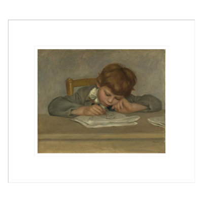 «The Artist's Son Jean» (Jean Renoir Dessinart) par Pierre-Auguste Renoir, impression numérique sur toile