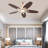 42" Modern Ceiling Fans With LED Lights and Remote Control-2113527740