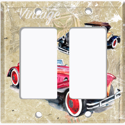 Transportation Themed 2 - Gang Rocker Standard Wall Plate