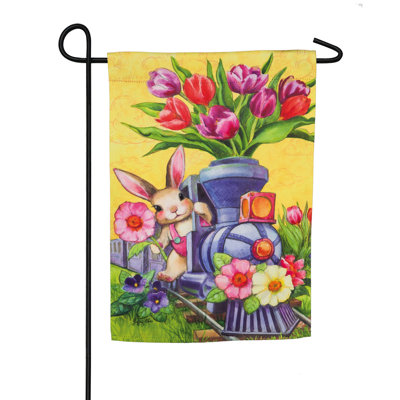 Double Sided 18 in. H x 12.5 in. W Polyester Animal Garden flag