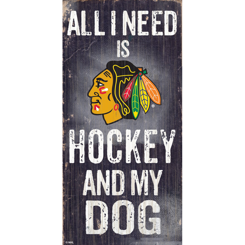 Décoration murale colorado avalanche et my dog, Blackhawks de Chicago