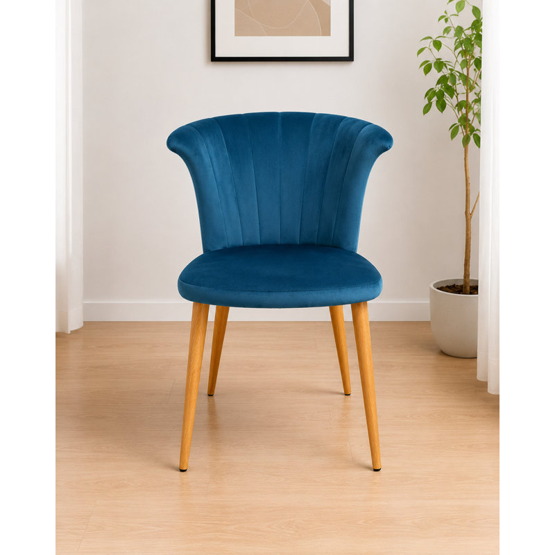 Siyana Upholstered Dining Chair, Blue