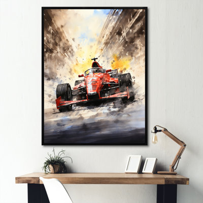 Formula One Speed Car Speedway Fury 1 - Race Tracks Wall Art