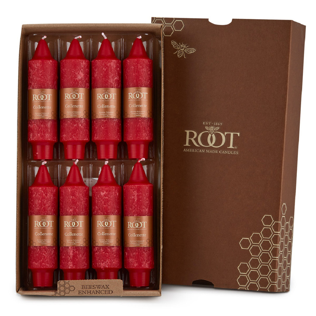 Unscented Taper Candle (Set of 8) Root Candles 