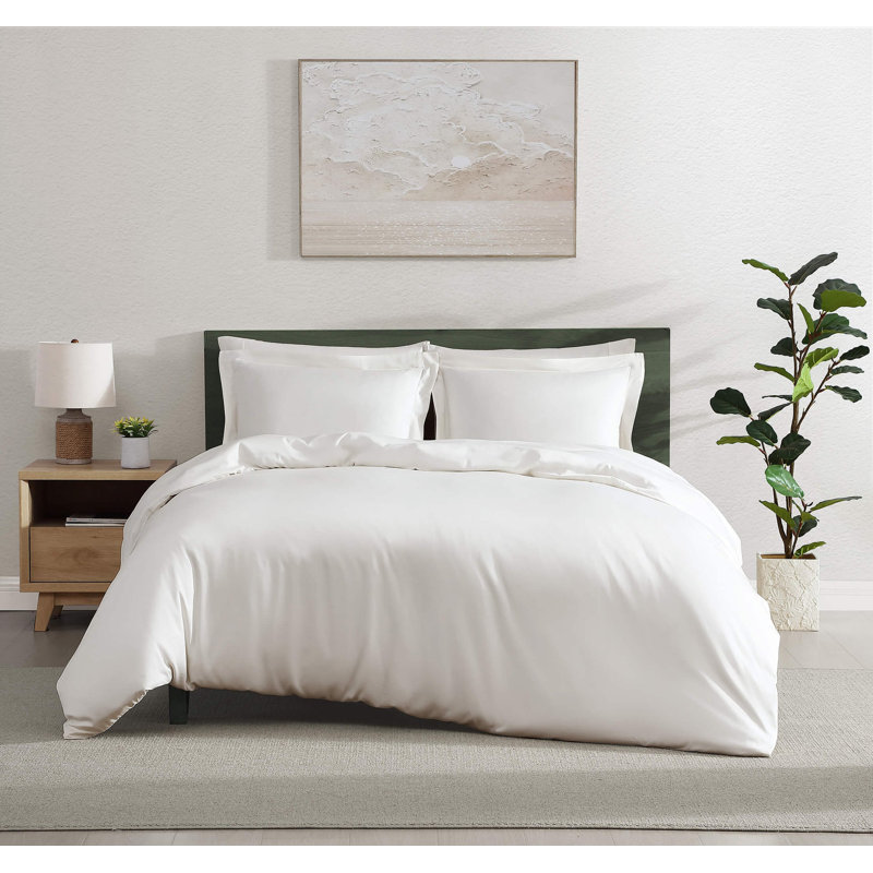 Natural Premium Duvet Cover, Off White, King Duvet Cover