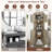 Triangular 68" Corner Kitchen Pantry-879307330