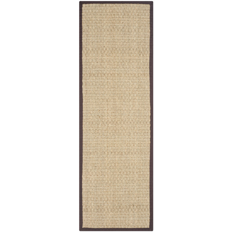 Debroh Natural Fiber Seagrass Solid Color Rug