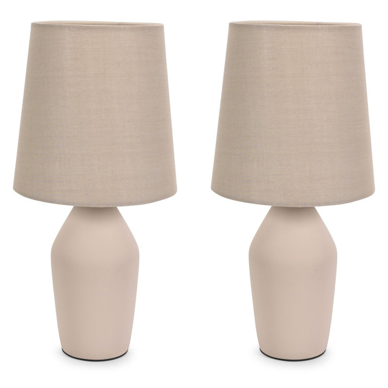 Daiva Ceramic Table Lamp, No, Brown
