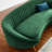 Camber 41.5" Velvet Flared Arm Curved Sofa-1653945240