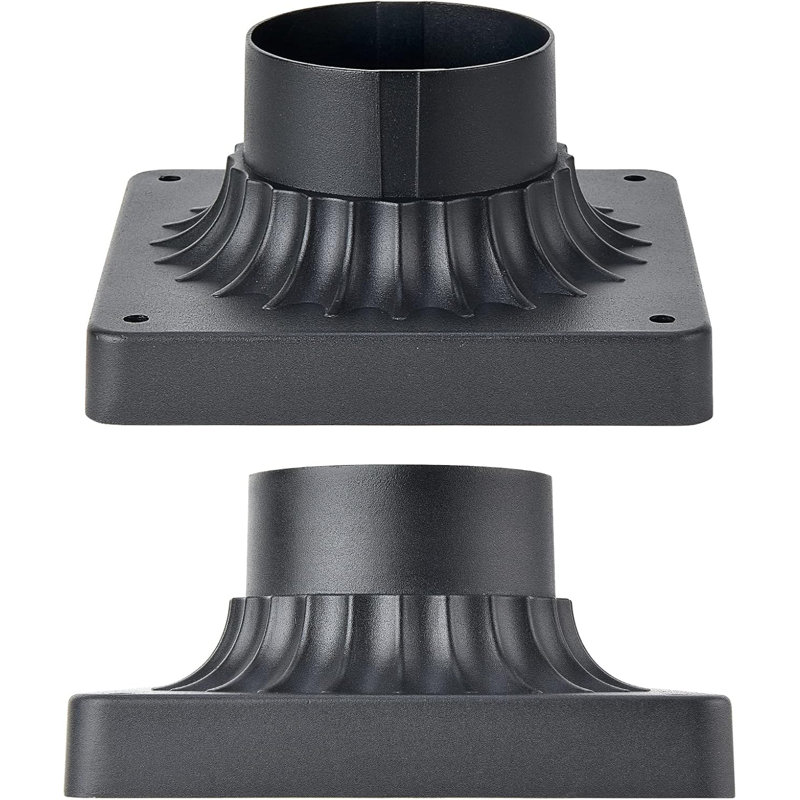 Adaptateur de pilier d'extérieur en fonte d'aluminium