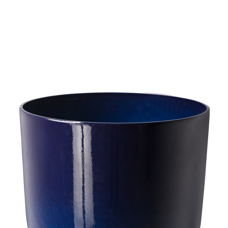 Handmade Pot Planter, Cobalt Blue