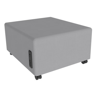Repose-pieds carré mobile avec panneau Tech Pro Series
