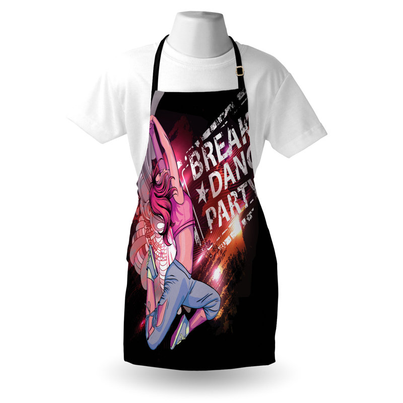No Pattern Bib Apron