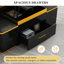 Table de bout à plateau relevable avec 4 tabourets de rangement, table de bout moderne avec plateau pliable, table de bout réglable multifonctionnelle pour le salon-555603277