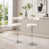 Blanc cassé + argent