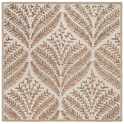 Andresky Hand Tufted Wool Ikat Rug
