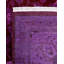Tapis unique noué à la main Fine Vibrance - rouge, 9 pi 2 po x 12 pi 5 po
