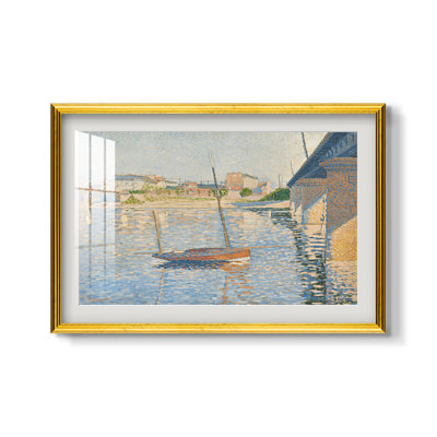 Le Clipper, Asnières, 1887-Paul Signac-Impression encadrée personnalisée
